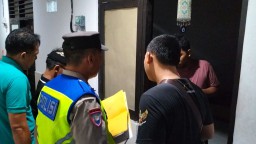 Susuri Rumah Kos, Polsek Denbar Bersama Perangkat Desa Sidak Duktang