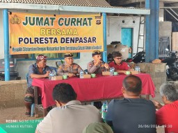 Jumat Curhat Polresta Denpasar dan Polsek Kuta Selatan Bersama Paguyuban Gahawisri Tanjung Benoa: Me
