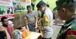 Polsek Denbar Rutin Laksanakan Tibduktang Bersama Tiga Pilar Sasar Rumah Kos