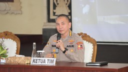 Tim Puslitbang Polri Lakukan Peneltian Di Polresta Denpasar Terkait Penggunaan Fixed Phone