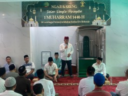 Narapidana dan Petugas Ngaji Bareng Dalam Memperingati 1 Muharram 1446 H