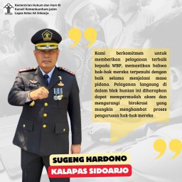 Penuhi Hak Integrasi WBP, Petugas Lakukan Jemput Bola