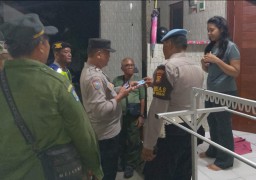Polsek Denbar Kolaborasi Tiga Pilar Lakukan Tibduktang Jaga Stabilitas Kamtibmas Dauh Puri Kangin