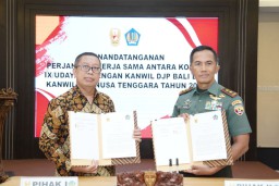 PKS Kodam Udayana Dengan Ditjen Pajak Bali Nusra