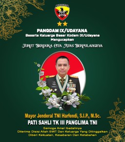 Kodam IX/Udayana Berduka, Mantan Pangdam Tutup Usia