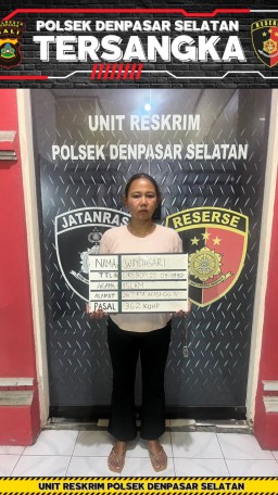 Curi Perhiasan Majikan hingga 1 Milyar Lebih, ART Ini Diamankan Polsek Denpasar Selatan