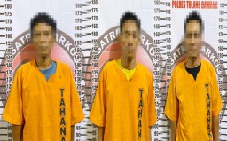 Polres Tulang Bawang Tangkap Tiga Pengedar Sabu