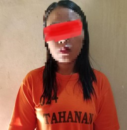 Polres Lampung Tengah Amankan Seorang Wanita Pengedar Uang Palsu