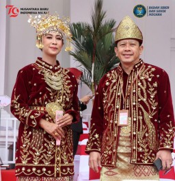 Waka BSSN Pada Upacara HUT Ke-79 RI Di Istana Merdeka Jakarta