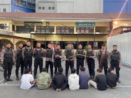 Polres Pelabuhan Tanjung Perak Amankan 7 Kelompok Gang Allstar