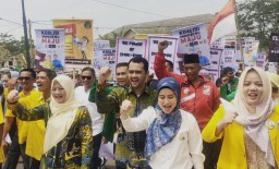 Di antar Partai Pengusung Ririn Kuswantari dan Wiriawan Resmi Mendaftar ke KPUD Pringsewu