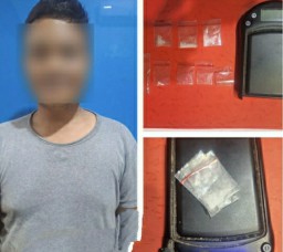 Pengedar Sabu Kembali Diringkus Sat Res Narkoba Polres Lampung Tengah