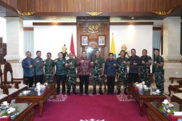 Pamitan, Pangdam IX/Udy Silaturahmi ke Pj. Gubernur dan Kajati Bali