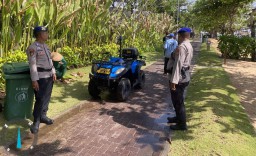 Polresta Denpasar Gelar Patroli Satgas Polairud di Pantai Samuh dan Kawasan Nusa Dua untuk Pastikan