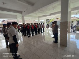 Polresta Denpasar Lakukan Pengamanan Kampanye Tatap Muka Paslon di Desa Pecatu, Kuta Selatan