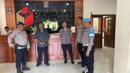 Pengamanan Kantor KPU dan Bawaslu Badung dalam Tahap Kampanye Pilkada 2024