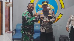 Menjaga Sinergitas: Kapolsek Kawasan Pelabuhan Gilimanuk bersama Personil Berikan Ucapan Selamat pada HUT TNI AL ke-79