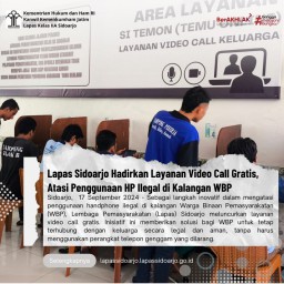 Lapas Sidoarjo Hadirkan Layanan Video Call Gratis, Atasi Penggunaan HP Ilegal di Kalangan WBP
