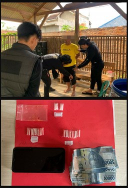 Polres Pringsewu Grebek Rumah di Sukoharjo, Tangkap Pengedar Sabu dan Amankan Belasan Paket Narkoba