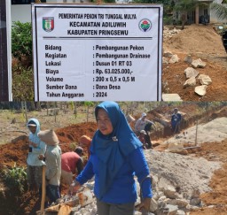 Pekon Tritunggal Mulya Merealisasikan Anggaran Dana Desa Tahap II Tahun 2024