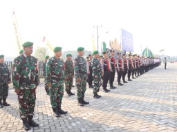 Polres Pringsewu Siagakan Puluhan Personel untuk Amankan Pengundian Nomor Urut Calon Bupati