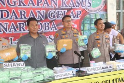 Jaringan Narkoba Lintas Provinsi Senilai Rp75 Miliar Di Ungkap Satresnarkoba Polres Lampung Selatan