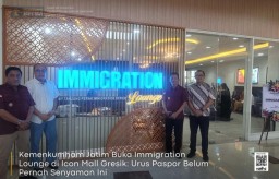 Kemenkumham Jatim Buka Immigration Lounge di Icon Mall Gresik: Urus Paspor Belum Pernah Senyaman Ini