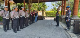 Pengamanan Penetapan DPT dan Pengumuman Nomor Urut Paslon Pilkada Kota Denpasar