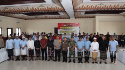 Polresta Denpasar Gelar Deklarasi Damai dan Doa Bersama Dukung Pengamanan Pilkada Serentak 2024