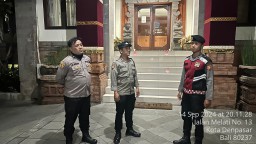 Pengamanan Kantor DPRD Kota Denpasar dalam Rangka Tahap Penelitian Dokumen dan Penetapan Nomor Urut