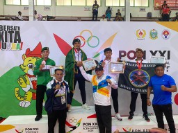 Atlet Pencak Silat Kodam Udayana Raih Medali di PON Aceh