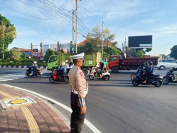OPERASI ZEBRA AGUNG 2024: POLRESTA DENPASAR SATGAS PREVENTIF SUBSATGAS PENGAWALAN DAN TURJAWALI BERA