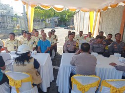 Polsek Kuta Selatan Gelar Simulasi Tanggap Darurat di Gardu Induk PLN Nusa Dua, Wujudkan Cooling Sys