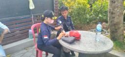 Subsatgas Dokkes Polresta Denpasar Kawal Kesehatan Lapangan pada Tahap Kampanye Pilkada 2024