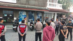 Pengamanan Kampanye Tatap Muka Paslon Bupati dan Wakil Bupati Badung Nomor Urut 2 oleh Polresta Denp