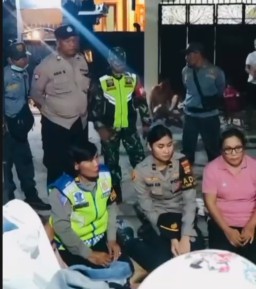 Cooling System Polsek Denpasar Barat Galang Partisipasi Warga Ajak Jaga Kamtibmas Kondusif
