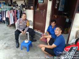Bhabinkamtibmas Desa Ungasan Laksanakan Problem Solving Terkait Ancaman Debt Collector
