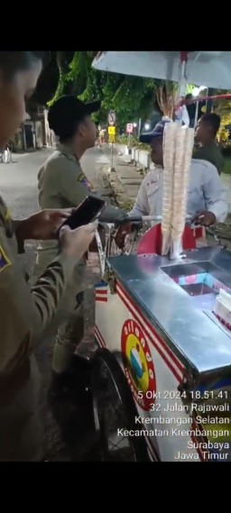 Vidio Viral Satpol-PP Surabaya Kembali Tertibkan PKL Dengan Arogan