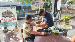 Dokes Polres Jembrana Gelar Pemeriksaan Kesehatan Rutin untuk Personil Polsek Kawasan Pelabuhan Gilimanuk