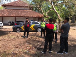 Polsek Kawasan Pelabuhan Gilimanuk Polres Jembrana Laksanakan Patroli Sambang di Bumi Perkemahan TNBB