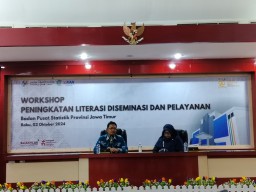 BPS Provinsi Jawa Timur Adakan Workshop Peningkatan Literasi Diseminasi dan Pelayanan