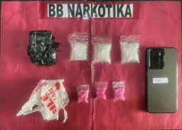 Edarkan Barang Terlarang, Seorang Warga Sumsel Ditangkap Polres Lamtim