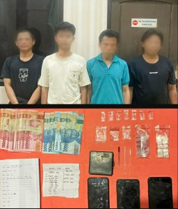 Sudah Marak Sabu Sabu Polres Tanggamus Ungkap Kasus Narkotika, Empat Tersangka Ditangkap Di Bulok