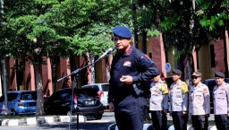Polda Lampung Gelar Apel Operasi Mantap Brata 2024 Untuk Amankan Pelantikan Presiden