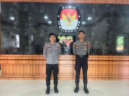 Pengamanan Kantor Penyelenggara Pilkada di Badung: Polresta Denpasar Pastikan Situasi Kondusif di Ta