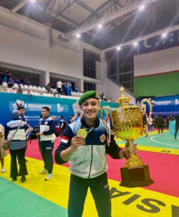 Prajurit Udayana Raih Emas Pencak Silat di Uzbekistan