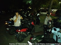 Polsek Kuta Selatan Tindak 6 pengendara Motor dalam Patroli Malam Minggu