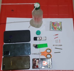 Asik Pesta Narkoboy, 3 Warga Lampung timur Di gelandang Polisi