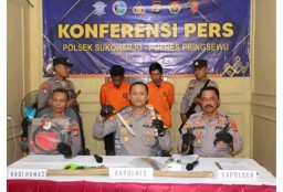 Spesialis Pencurian Mesin Traktor Pria Asal Lampung Tengah Di Tangkap Polres Pringsewu