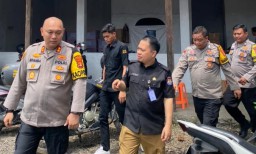 Kapolres Tanggamus Lakukan Pengecekan Situasi dan Personel Pengamanan Gudang Logistik KPU
